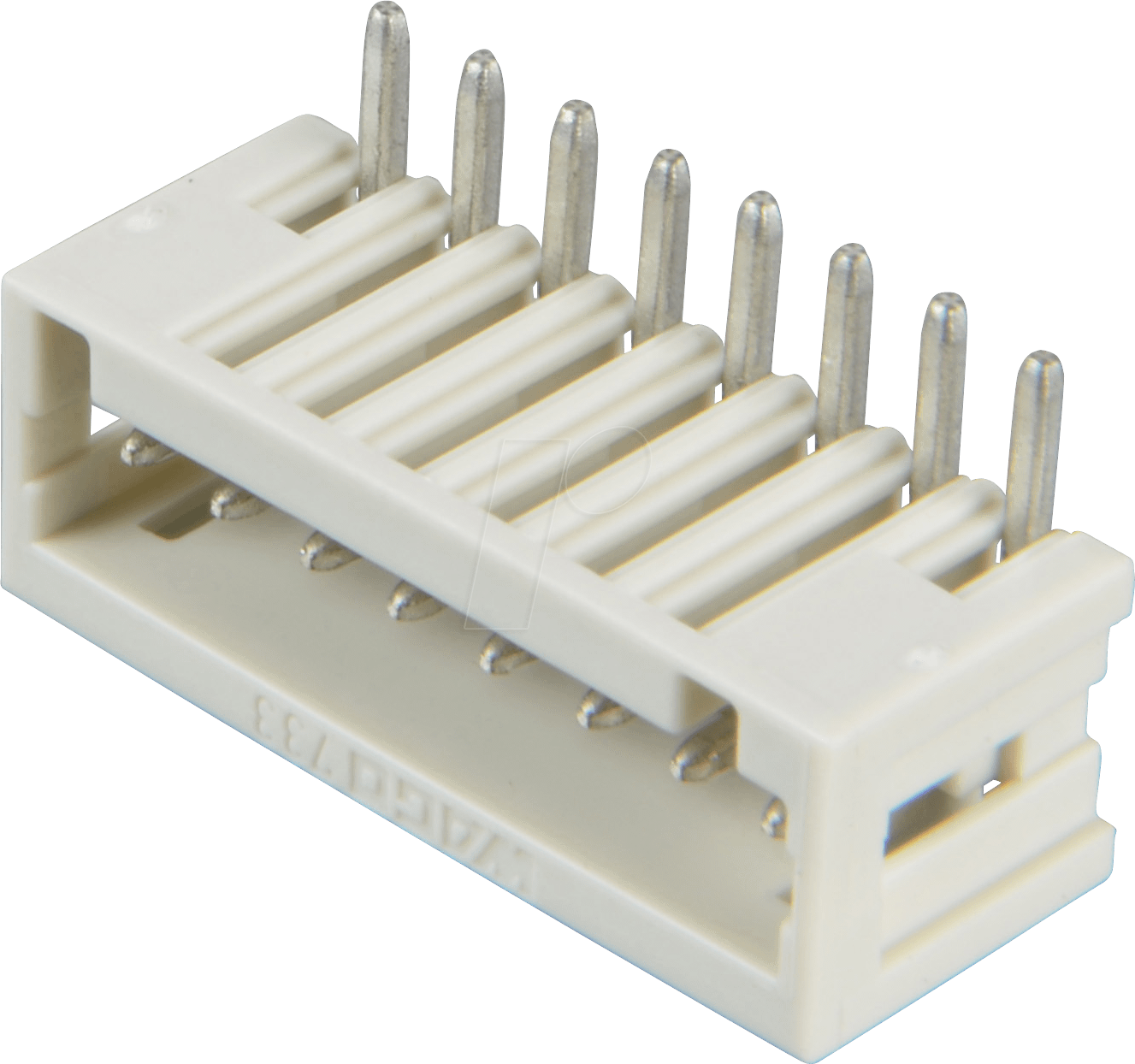 WAGO 733-368 - Print-Stiftleiste, Micro, RM 2,5, gewinkelt, 8-pol.