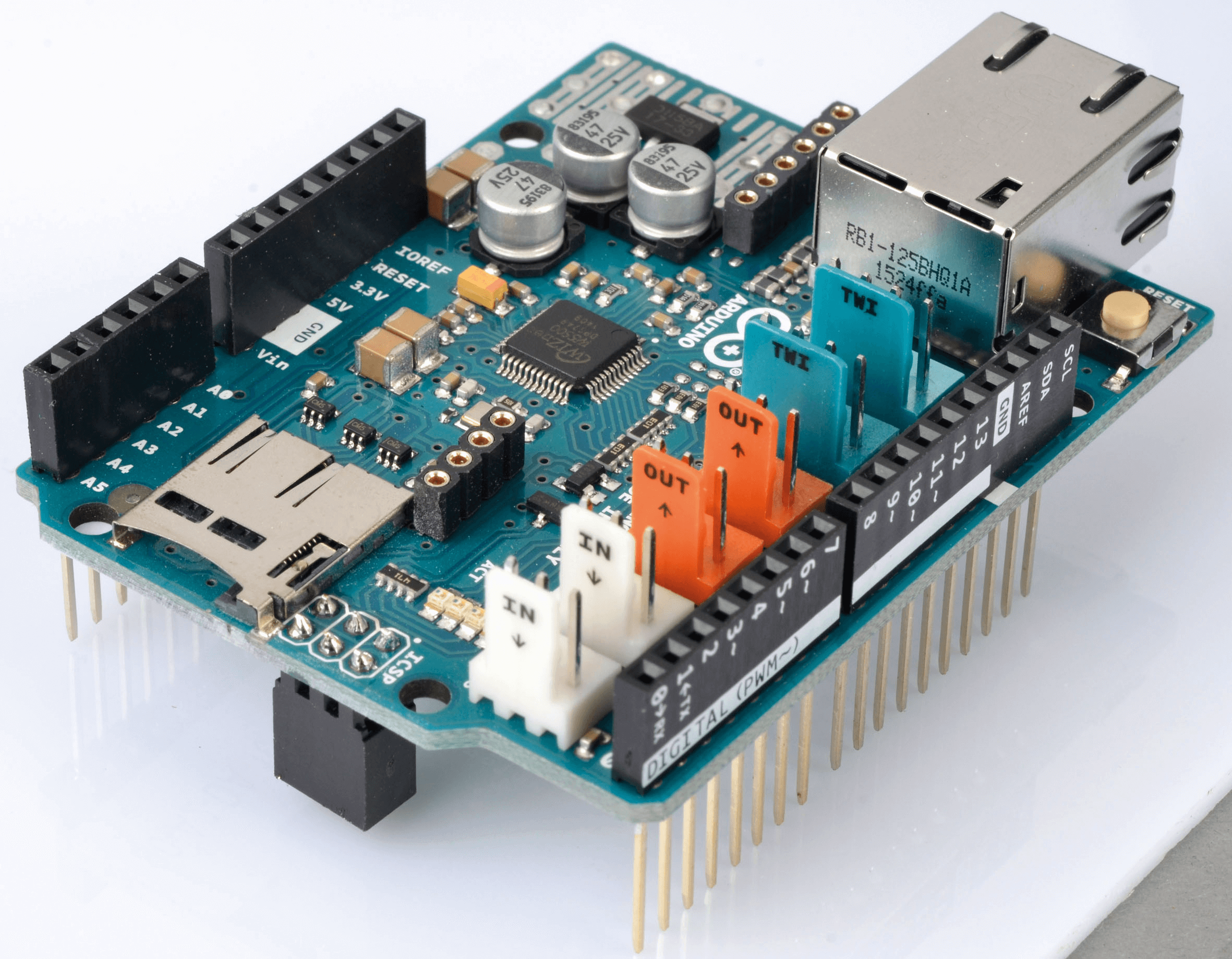 ARDUINO SHD ETH2 - Arduino Shield - Ethernet Shield 2, ohne PoE, W5500
