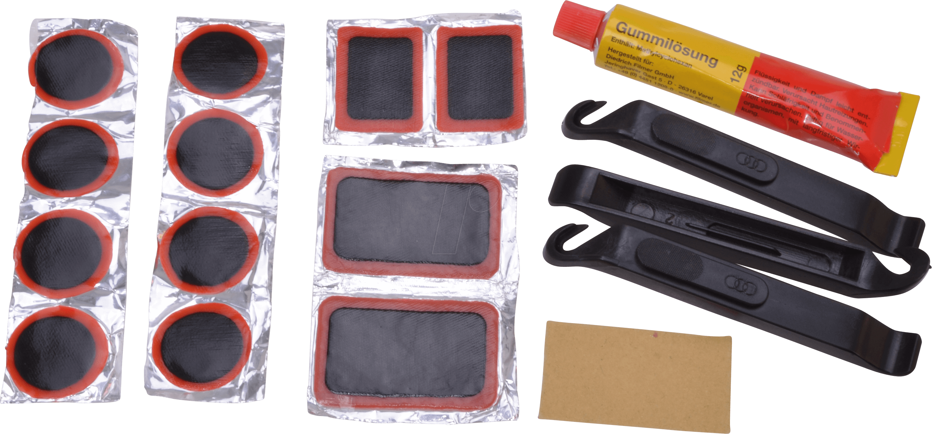 BIKE 45027 - Bike - Satteltasche mit Flickzeug, 18-teilig