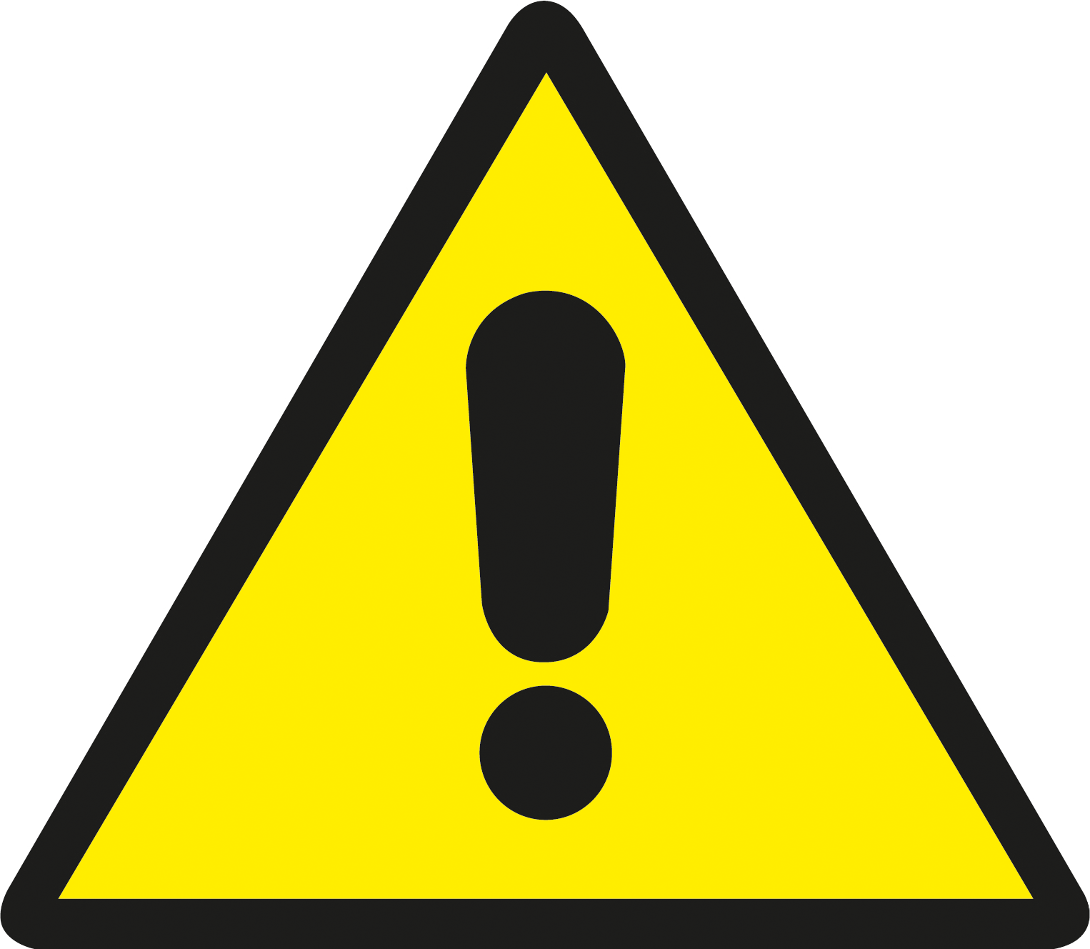 W 74302-1 - Warnaufkleber: Gefahrenstelle