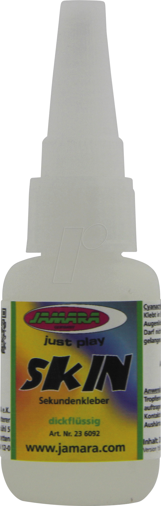 JAMARA 236092 - Sekundenkleber Skin mit Nadel 20g dick