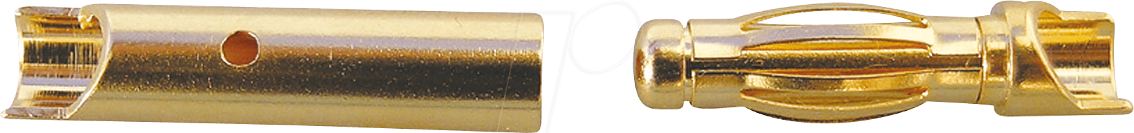 GK4 STBU - Steckverbinder für Li-Polymer-Akkus, Goldkontakt