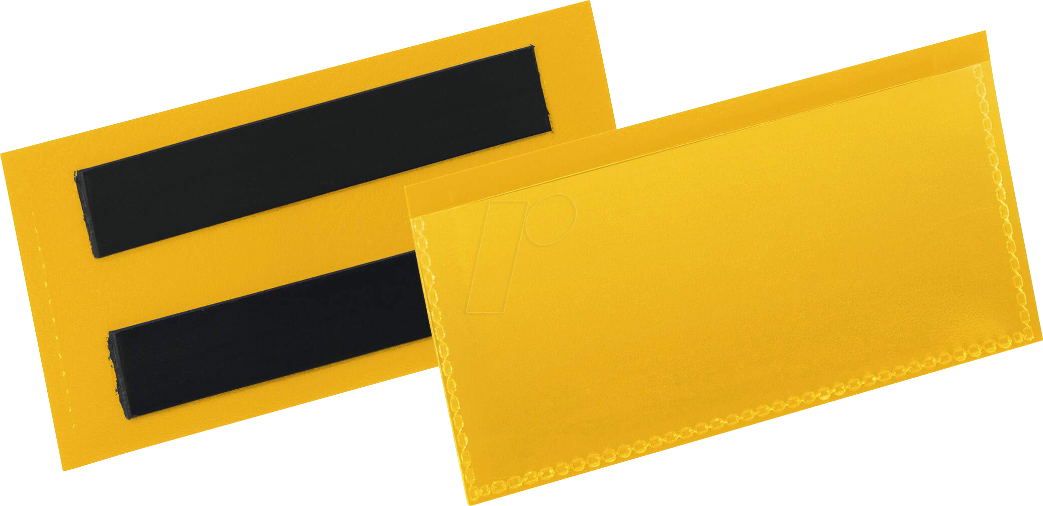 DURABLE 174104 - Etikettentasche, magnetisch, 100x38mm, gelb, 50 Stück