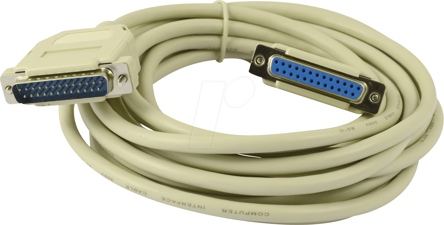 ALLDAQ 111752 - Kabel, 25-polig Sub-D, 1,8 m