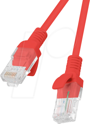 LBG 610CC0050R - Patchkabel RJ45 Cat.6 UTP 0,5 m rot