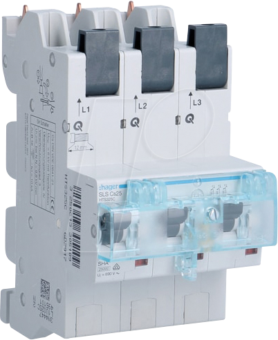 Thumbnail - HAGER HTS340C - SLS-Schalter 3P Cs-40A Sammelschiene QC