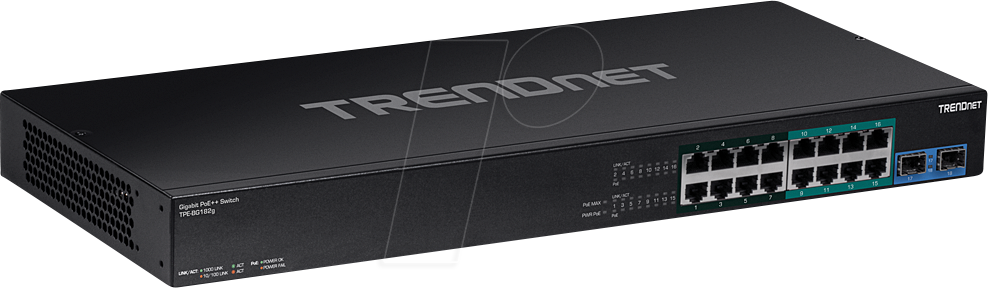 TRN TPE-BG182G - Switch, 18-Port, Gigabit Ethernet, SFP, PoE++
