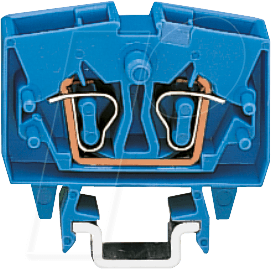 WAGO 264-704 - Schutzleiterklemme, 2-Leiter, 1-pol, Ø 0,08 - 2,5 mm