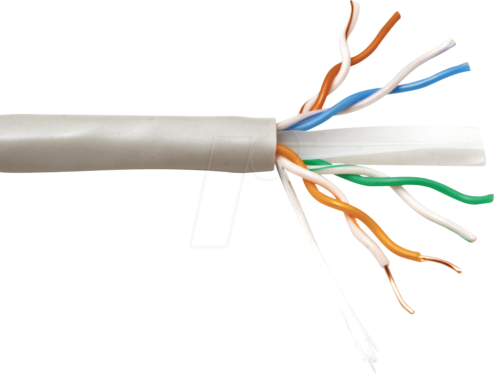 VALUE 21991685 - Cat.6a Netzwerkkabel, UTP, grau, 300 m