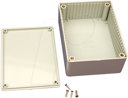 1591SGY - Kunststoffgehäuse, Serie 1591, 82 x 110 x 40 mm, grau