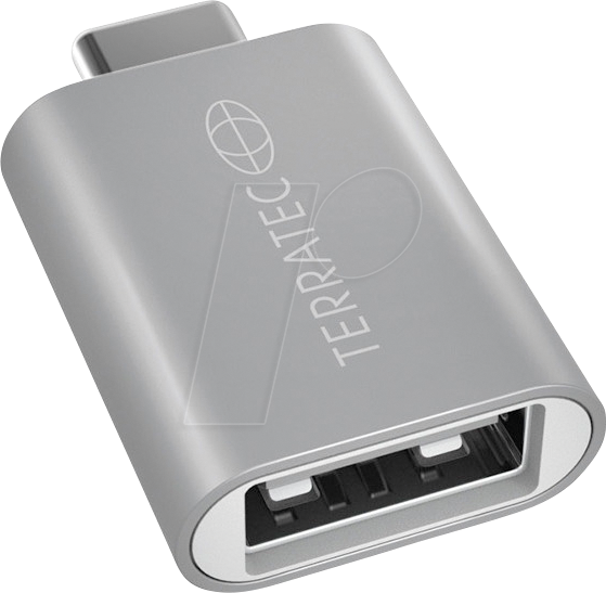 TERRATEC 251732 - USB 3.1 Adapter, C-Stecker > A-Buchse, Aluminium