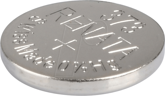 RENATA 373 - Silberoxid-Knopfzelle, 373, 29 mAh, 9,5 x 1,6 mm