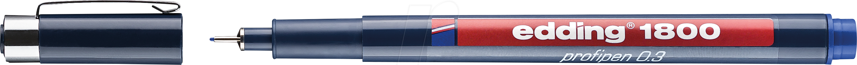 EDDING 1800-03BL - Präzisionsfeinschreiber, 0,35 mm, blau