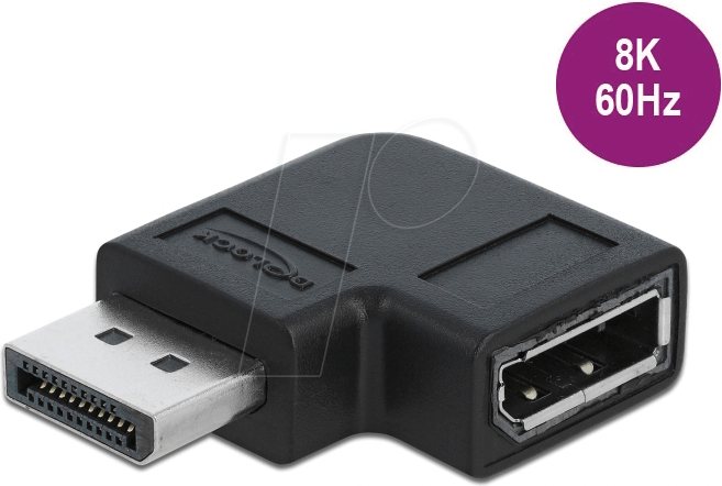 DELOCK 66296 - DisplayPort Adapter, DP Stecker auf DP Buchse