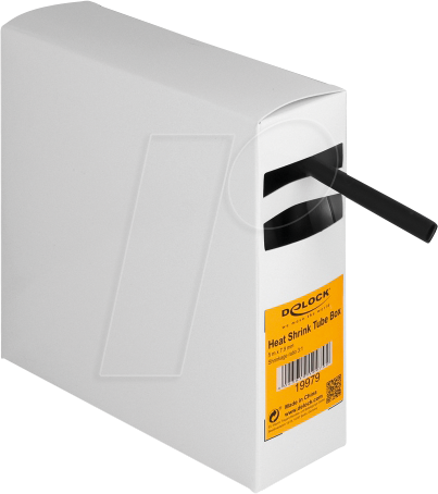 Thumbnail - DELOCK 19979 - Schrumpfschlauch Box, mit Innenkleber, 5 m x 7,9 mm schwarz