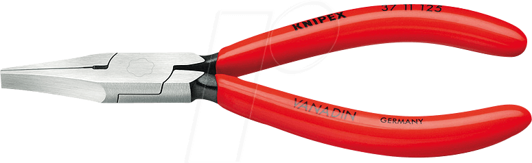 KN 37 11 125 - Feinmechaniker-Greifzange, flach, 125 mm