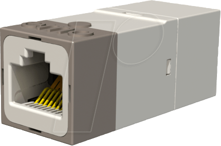 EMO EN-70E - Netzwerkisolator, Steckadapter - 2x RJ45