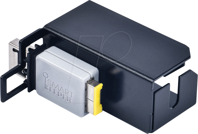 SK UM03YL - Kabel Schloss, USB Typ A, 2-fach, gelb