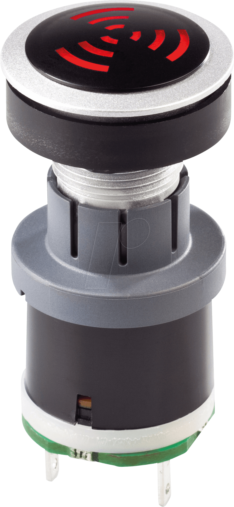 RRJNSGL+SGLR-24V - Akustischer Signalgeber - 12 … 24 V DC, silber