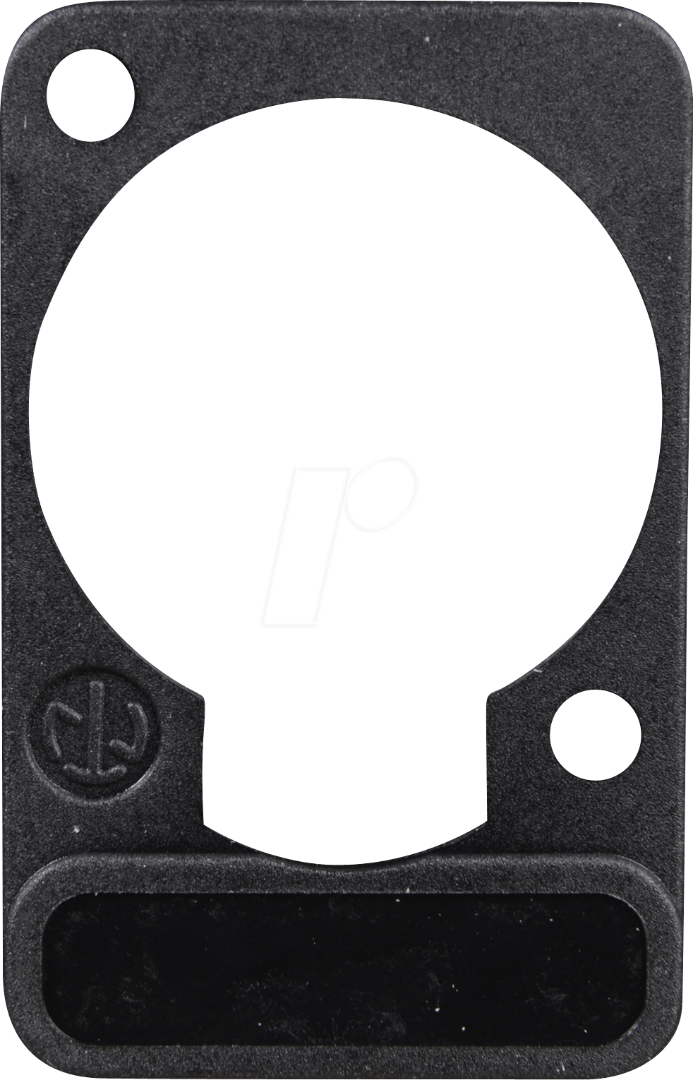 NEUTRIK DSS SW - XLR Beschriftungsplatte, D-Serie, schwarz