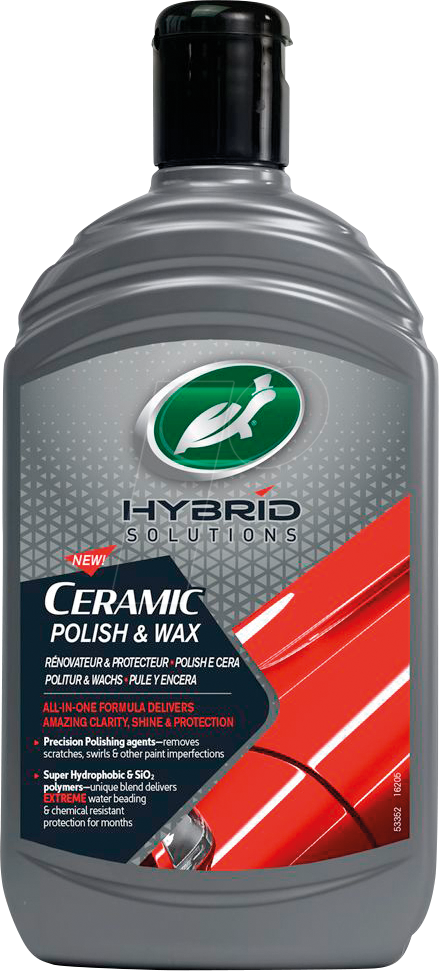 KFZ TURTLE 53352 - KFZ - Autopolitur, mit Keramikpolitur & -wachs, 500 ml