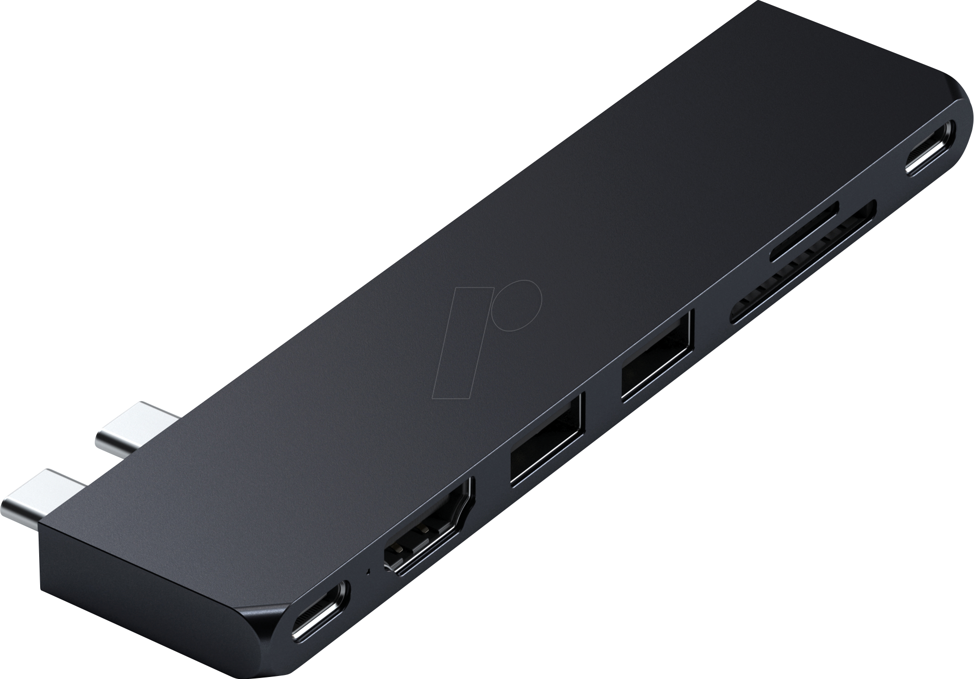 Thumbnail - ST-HUCPHSD - Satechi USB-C Pro Hub Slim Adapter Midnight Black