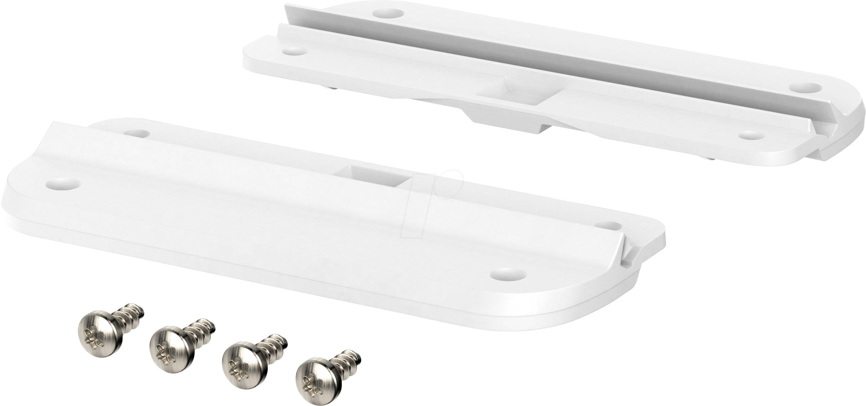 BA 48800303 - BoVersa Wandlaschen, für 171204, rückseitig anschraubbar, weiß