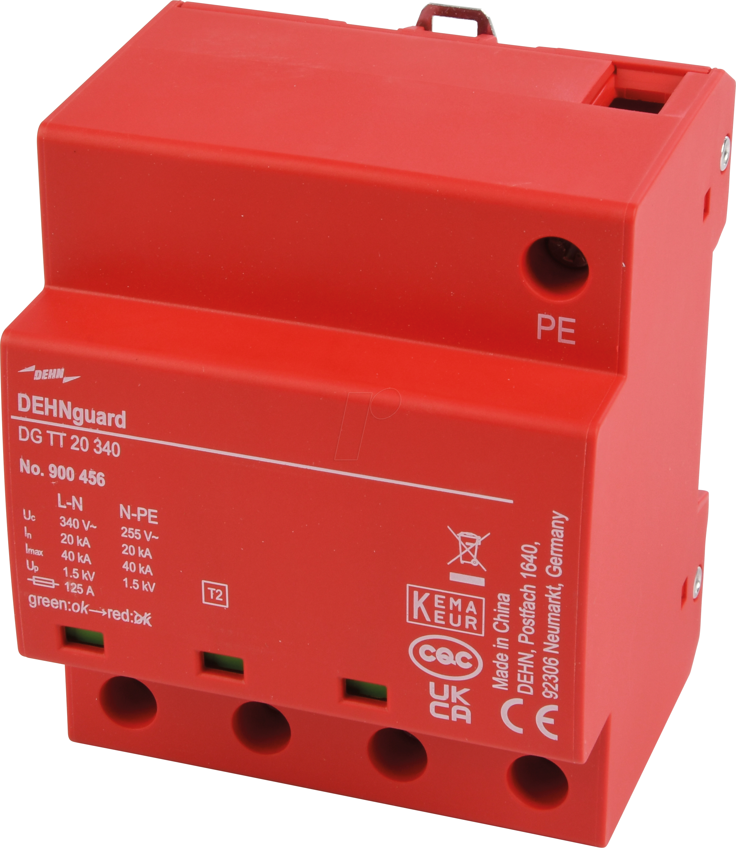 DG TT 20 340 - Überspannungsableiter Typ 2 DEHNguard DG TT 20 340