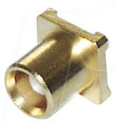 Thumbnail - R 113 424 - MCX-Einbaubuchse, gerade, SMD