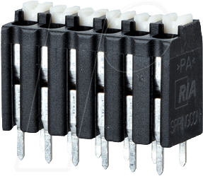 AST 02 3,5 - Federkraftklemme, 2-pol, Ø 1,5 mm, RM 3,5