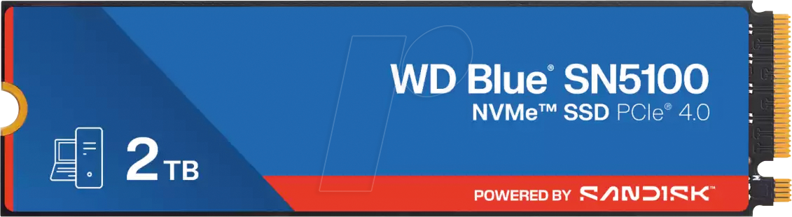 WDS200T5B0E - Sandisk WD Blue SN5100 PCIe Gen 4.0 NVMe SSD 2TB