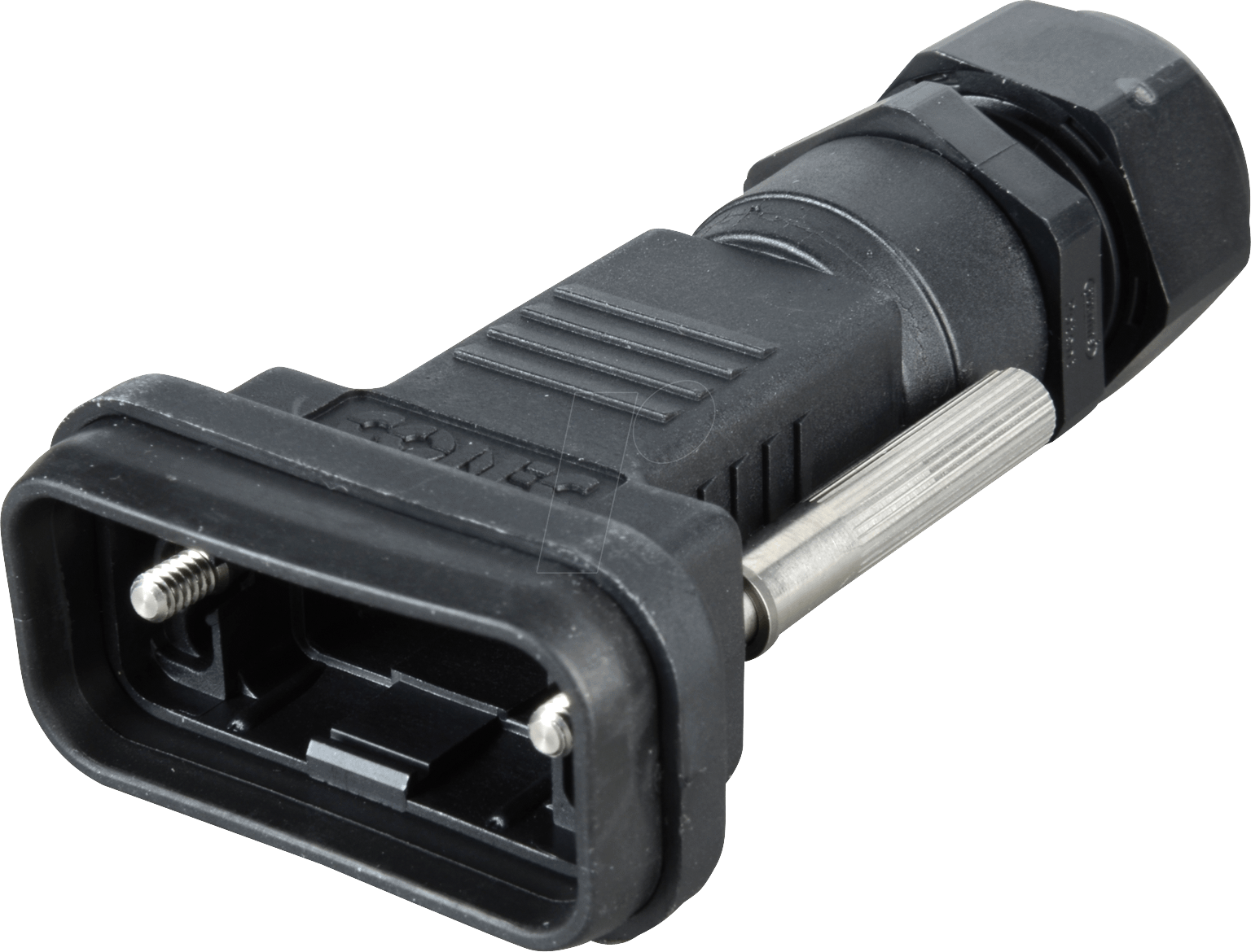 KAPPE IPKG 09 - D-SUB-Kappe f. 9-polig D-Sub, sw, groß, IP67