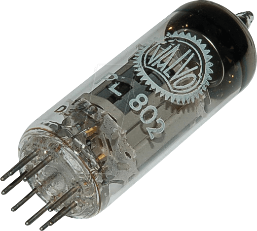 TUBE PL802 - Elektronenröhre, Leistungsröhre, Noval, 9-pol, 300 mA