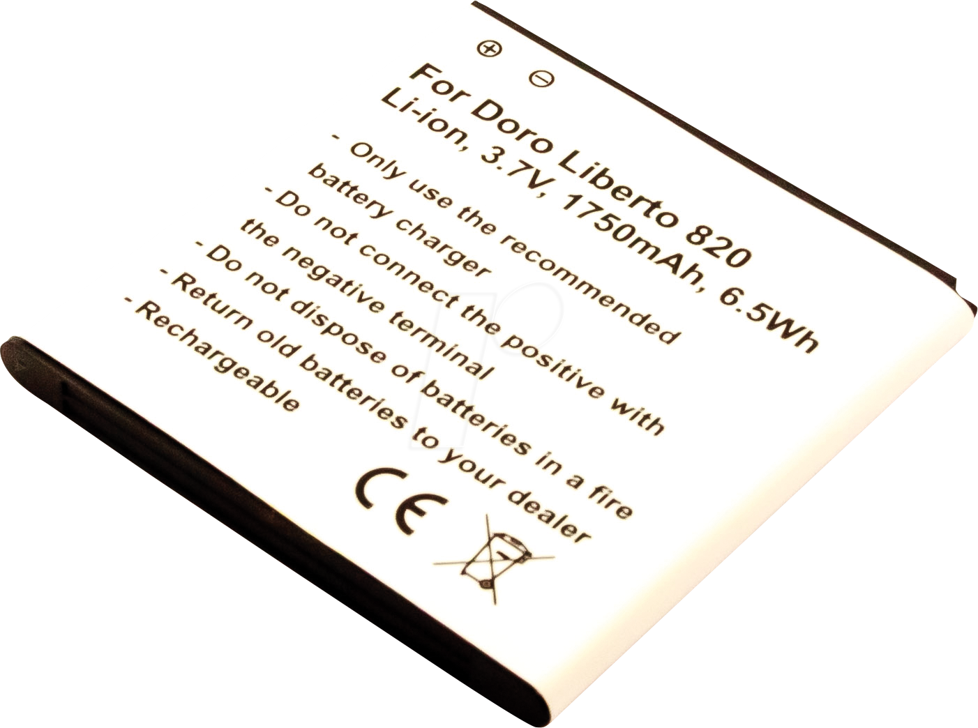 AKKU 13302 - Smartphone-Akku für Doro-Geräte, Li-Ion, 1750 mAh