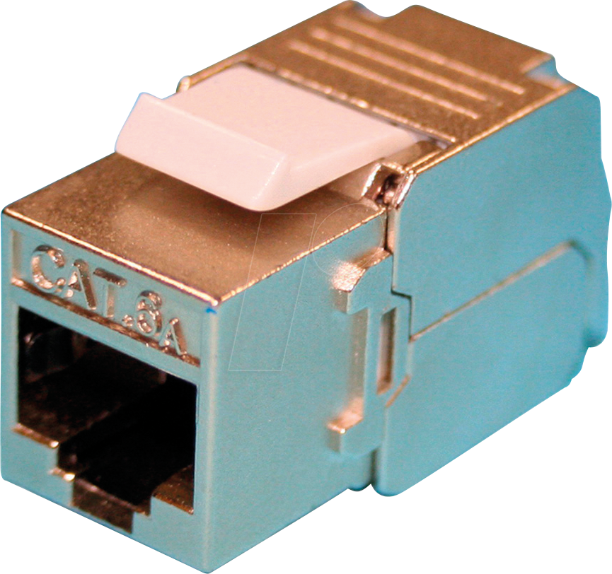 ROLINE 26110367 - Keystone RJ45 Buchse > LSA Cat.6a, geschirmt, silber