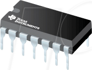 CD 4066BE TEX - 4-Kanal-Analogschalter, SPST, 3 ... 18 V, DIL-14