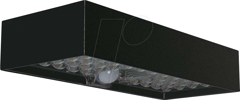 VT-10307 - Solar-Wandleuchte, 6 W, 900 lm, 4000 K, Bewegungssensor, schwar