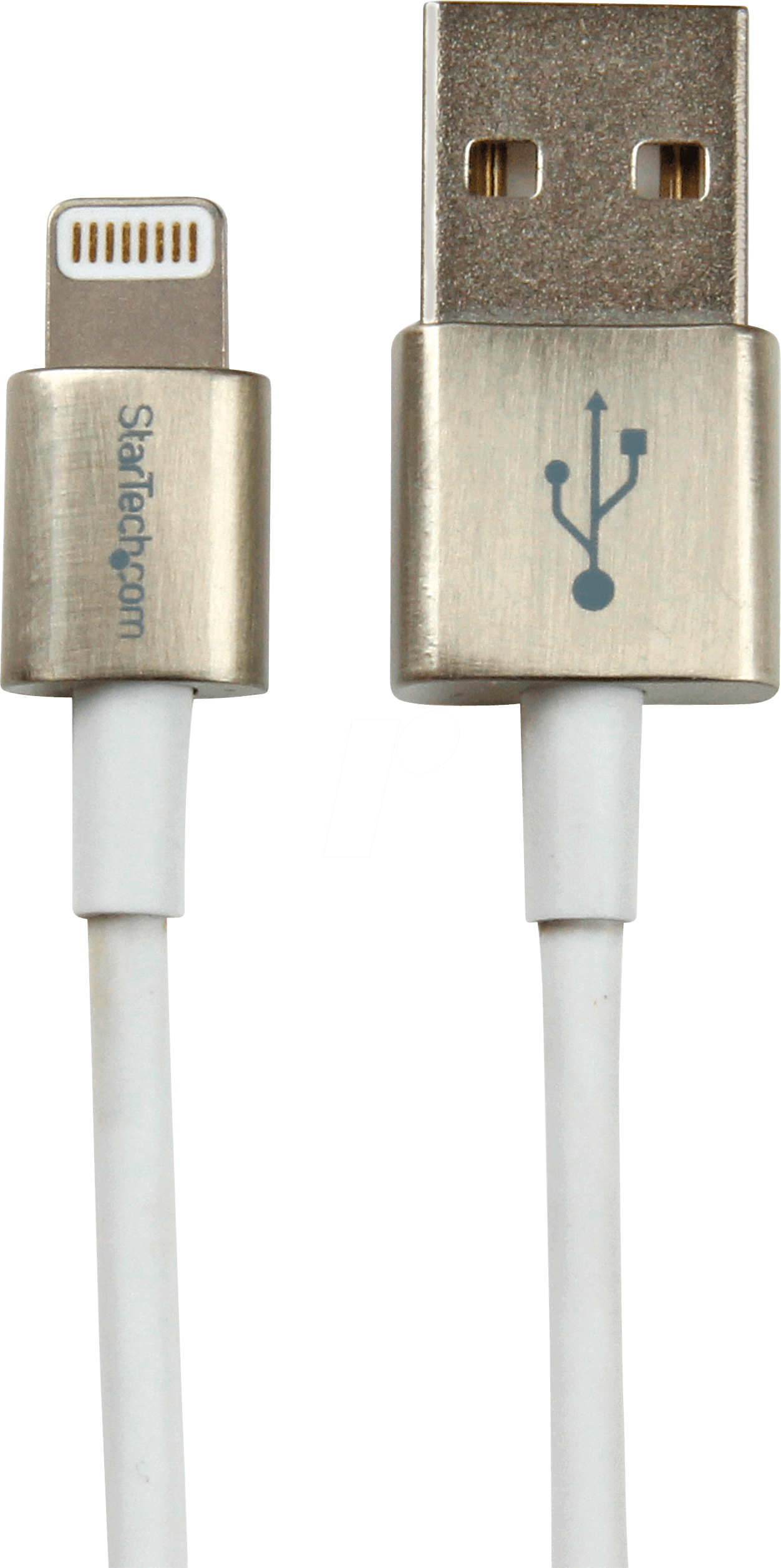 ST USBLTM1MWH - Sync- & Ladekabel, USB-A > Lightning, 1 m, Metall, weiß