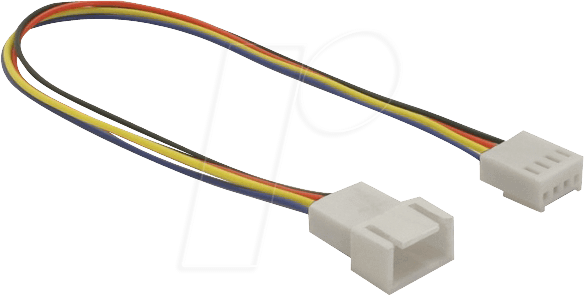 DELOCK 82429 - Verlängerungskabel PWM Lüfteranschluss 4 Pin 20 cm