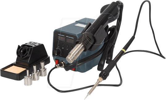 VEL VTSS230 - Lötstation und Heißluftstation, 60 + 300 W