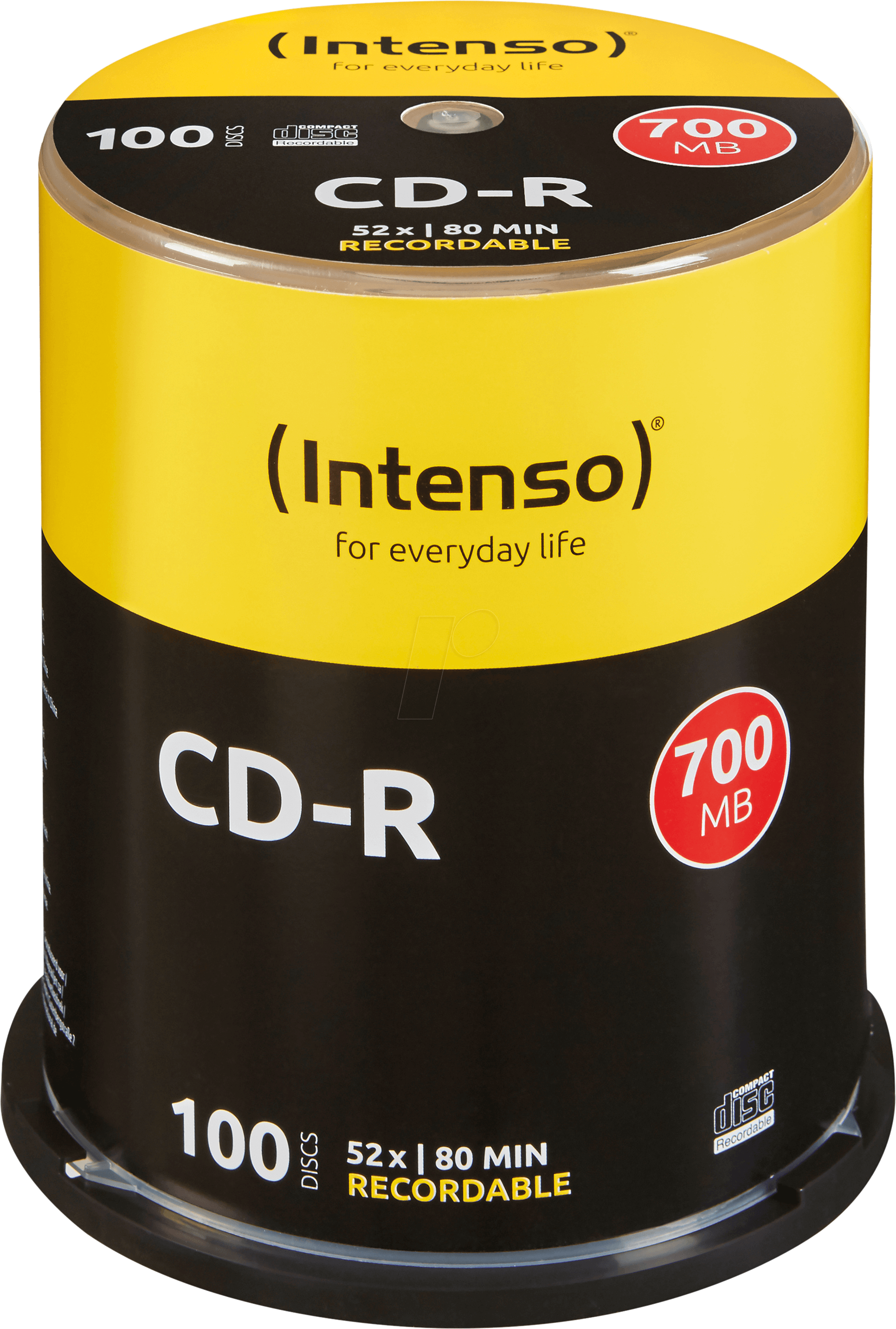 CD 80100 INT - Intenso CD-R 700MB/80min, 100-er CakeBOX