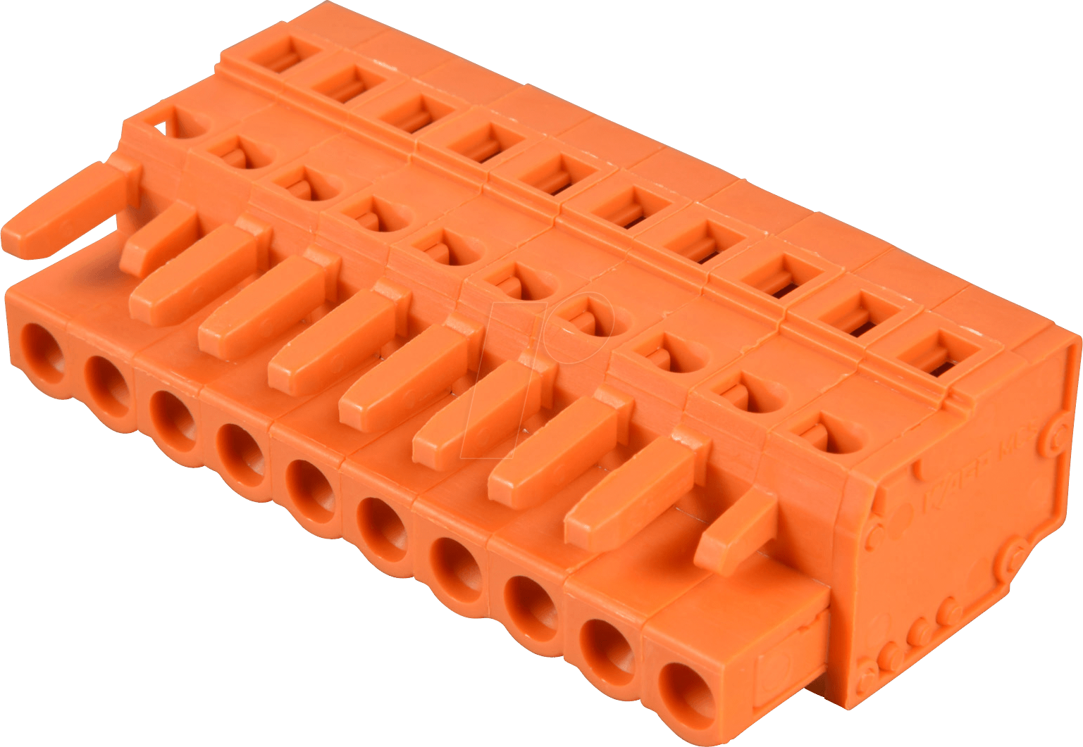 WAGO 231-310 - CAGE-CLAMP Federleiste, Midi, RM 5,08, 10-polig