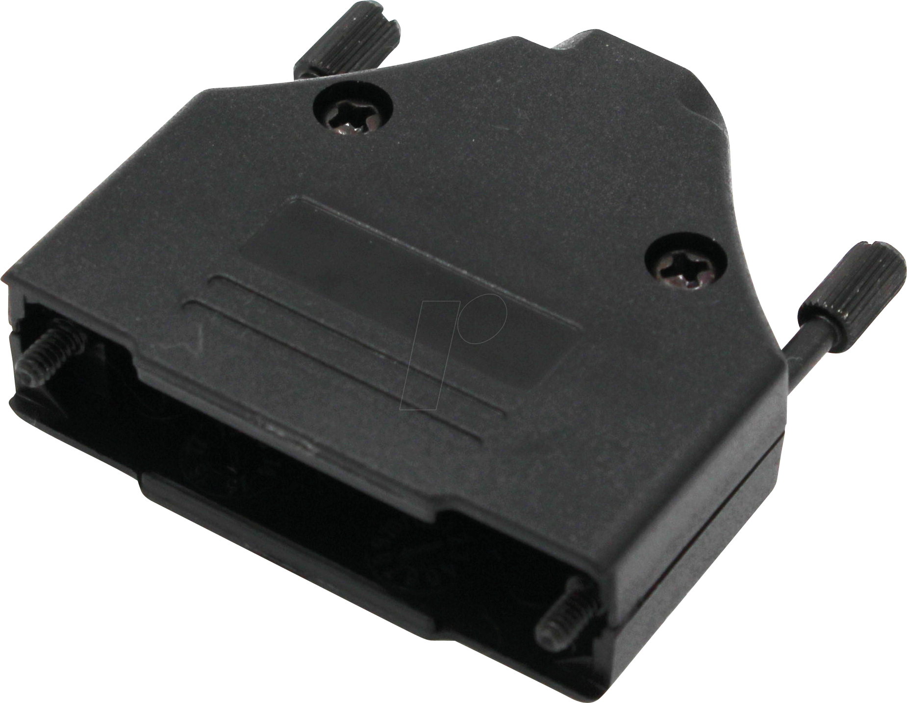 MHDTPPK15-K - D-Sub Kappe, 15-polig, gerade, schwarz