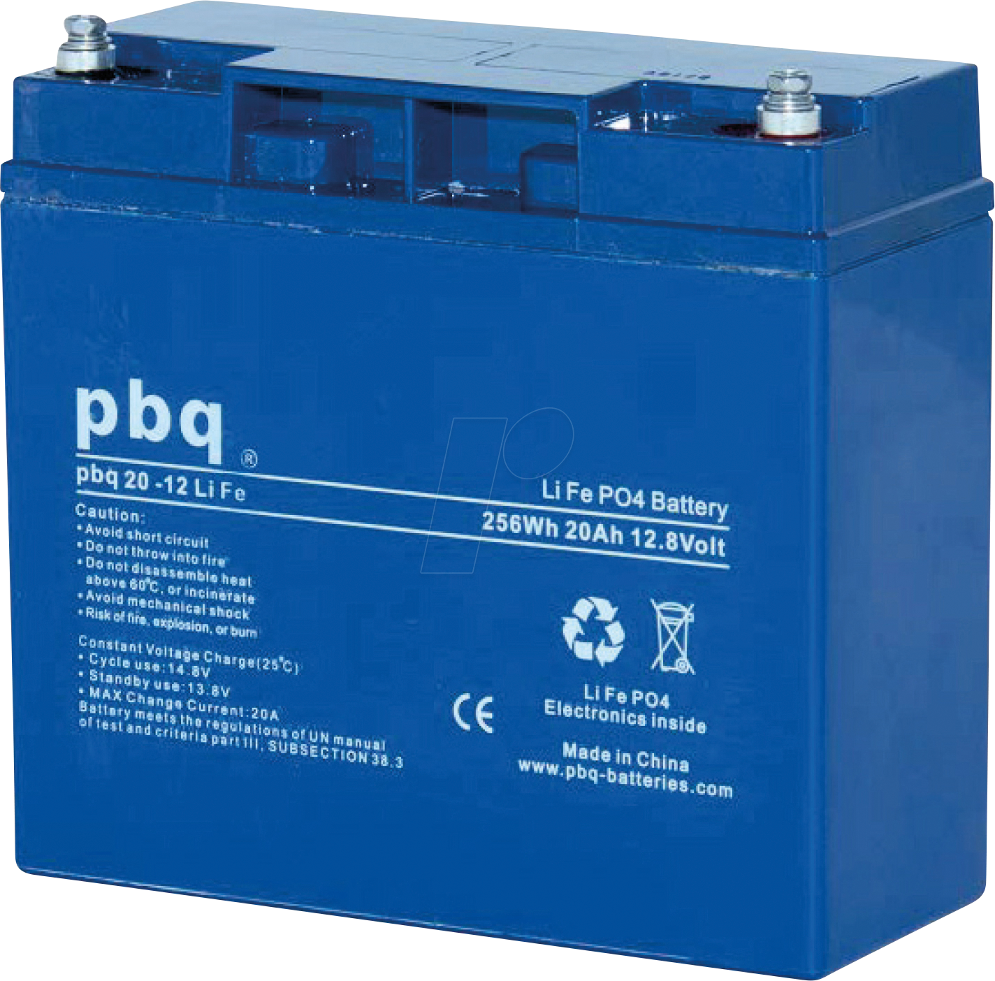 PBQ LF20-12 - Lithium-Akku, LiFePO4, 12,8 V, 20 Ah