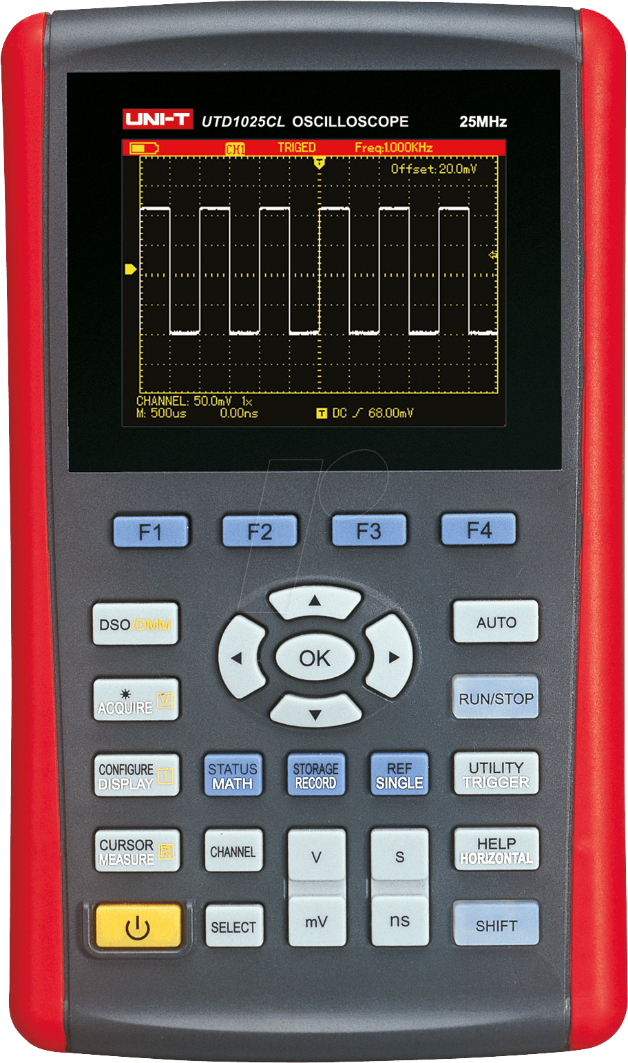 UTD 1025 CL - Handheld-Oszilloskop, 25 MHz, 1 Kanal, Multimeter