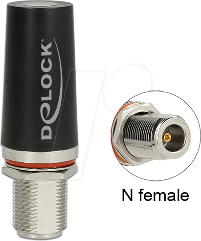 DELOCK 12456 - Antenne LTE, N Buchse, omnidirektional, outdoor