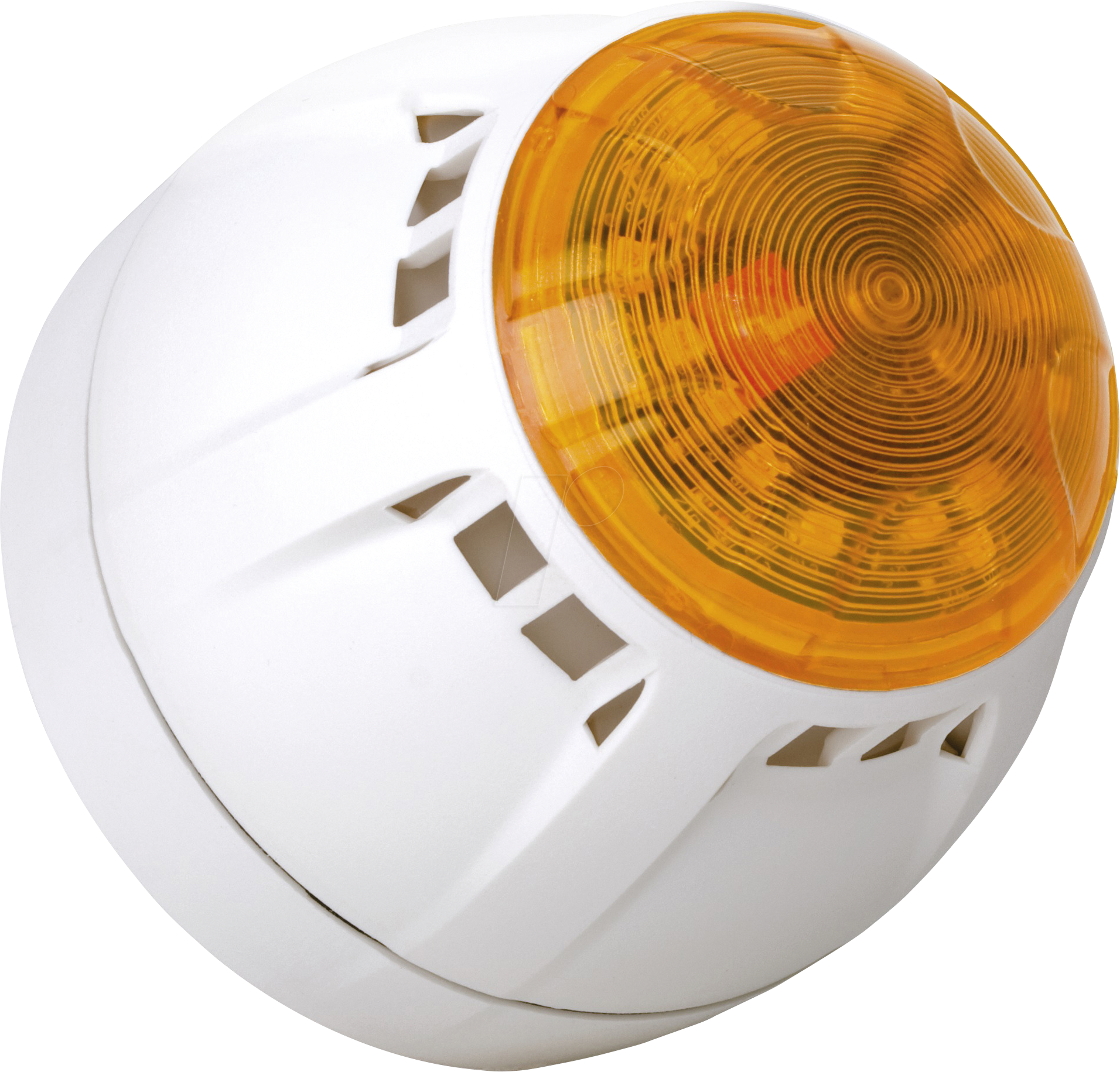 CH100SWAL - Chiasso 100 Razor, weiß, gelbe Linse, Shallow Base