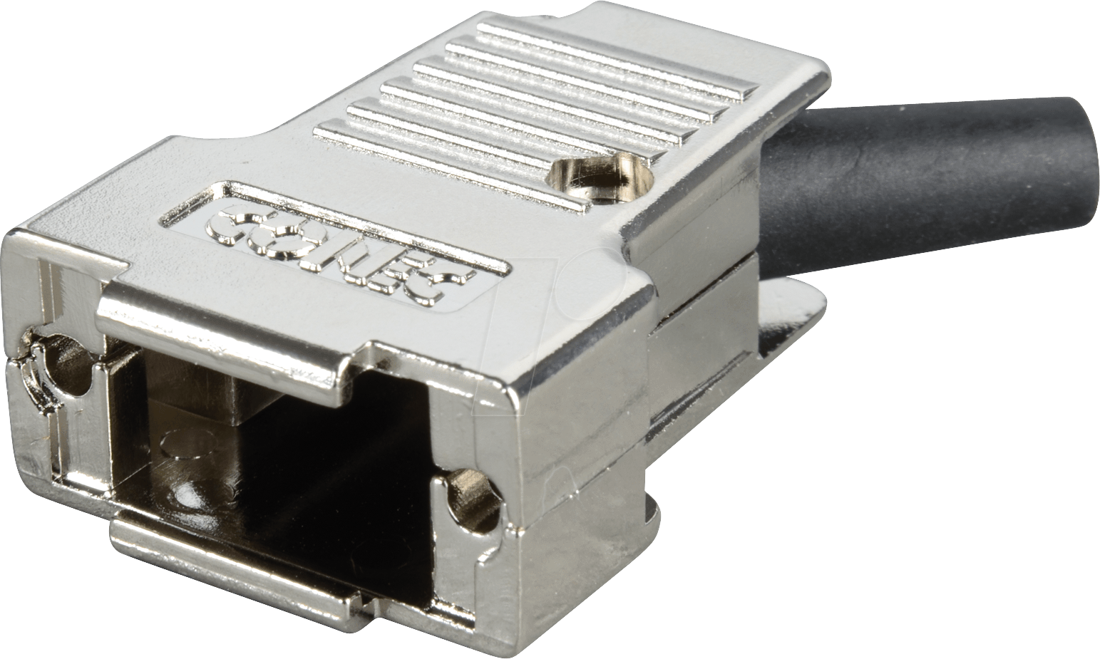 KAPPE MSK 09 - D-SUB-Kappe f. 9-polig D-Sub, Metall, seitlich