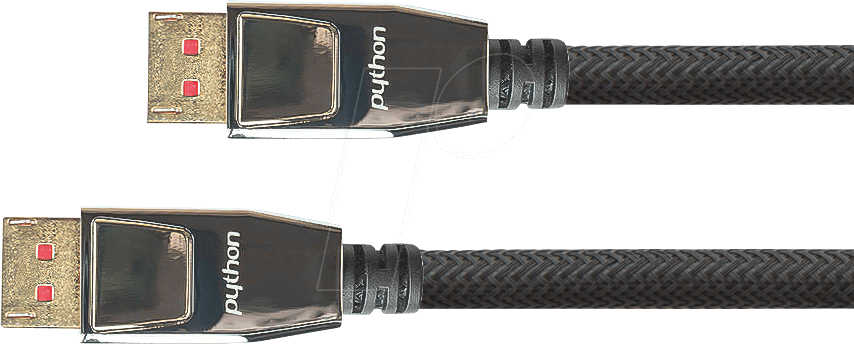 PYT M0258 - DisplayPort Kabel, DP 1.4, 8K@60 Hz, aktiv, schwarz, 10 m