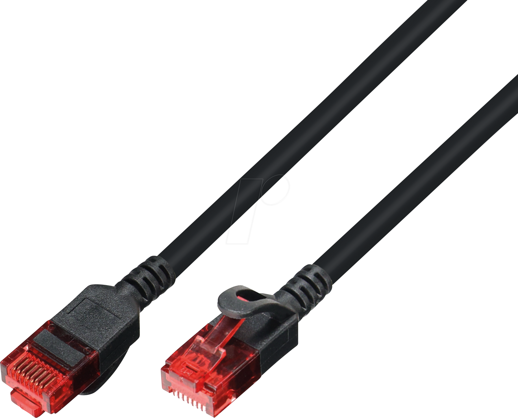 TTL 1710HF1,5M - Patchkabel Cat.6, U/UTP, Slim, schwarz, 1,5 m